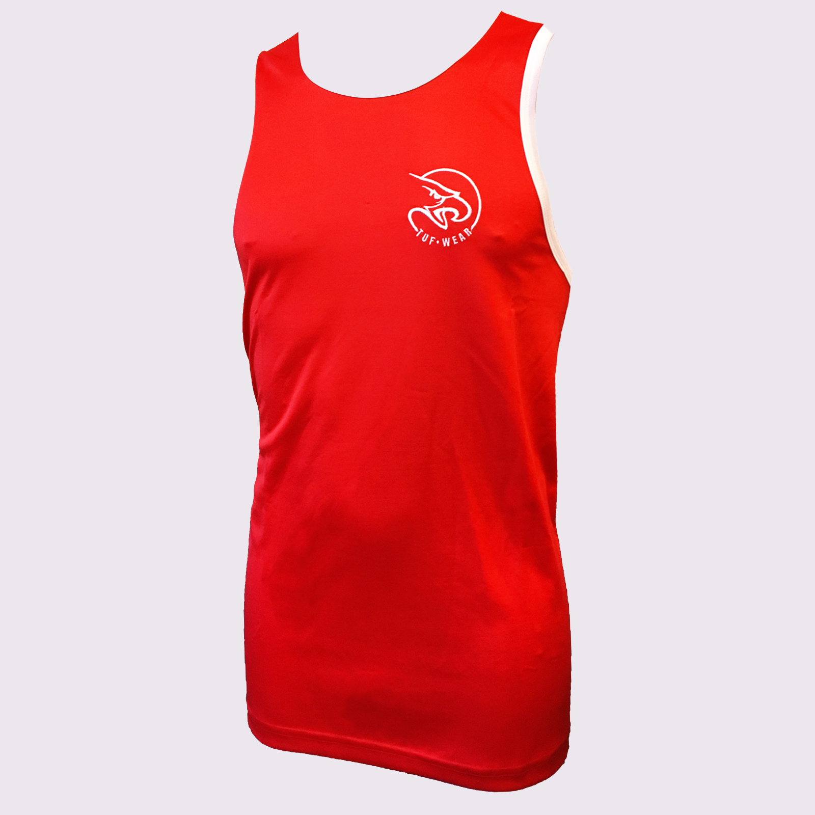 Tuf Wear Kids Junior Club Boxing Vests - TW15750-Red